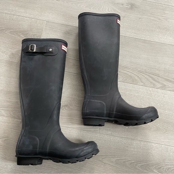 Hunter Rubber tall Rain Boots size 5 - Picture 2 of 15